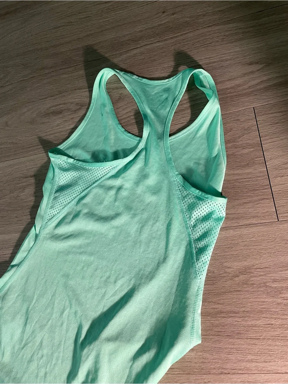 Nike Mint Green Racerback Tank with White Swoosh
